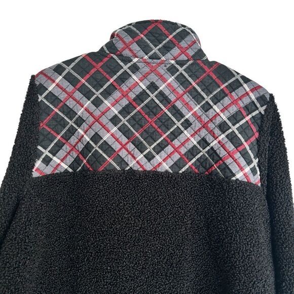 Vera Bradley Teddy Fleece Pullover Fireplace Plaid size 2XL - Picture 8 of 13
